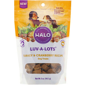 Halo, Luv-A-Lots, Dog Treats, Beef, Bacon & Blueberry Recipe, 5 oz (141.7 g)