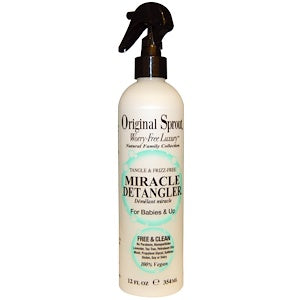 Original Sprout Inc, Miracle Detangler, For Babies & Up