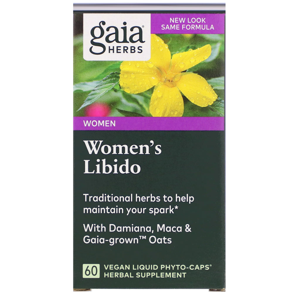 Gaia Herbs, Women's Libido, 60 Vegan Liquid Phyto-Caps (Vegan)