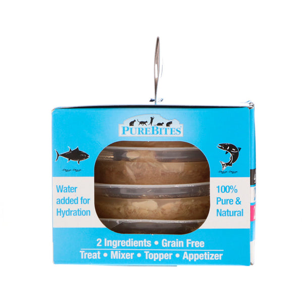 Pure Bites, Treat Mixer, For Cats, 2 Wild Tuna, 2 Wild Tuna & Salmon, 4 Pack, 1.76 oz (50 g) Each