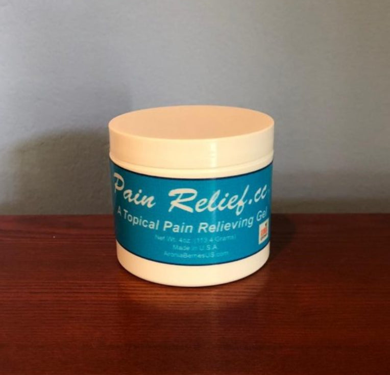Pain Relief Gel.Cc, 4 OZ Jar