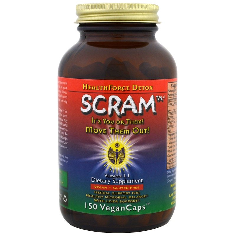 HealthForce Superfoods, Scram, 150 VeganCaps (Vegan)