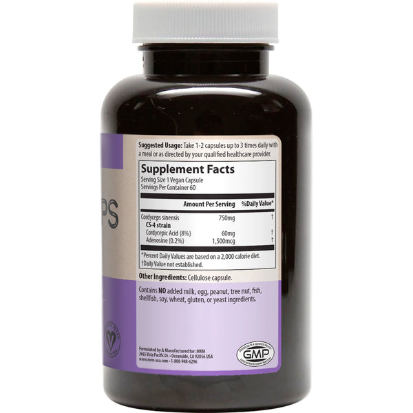 MRM, Cordyceps CS-4 Strain, 60 Vegan Capsules