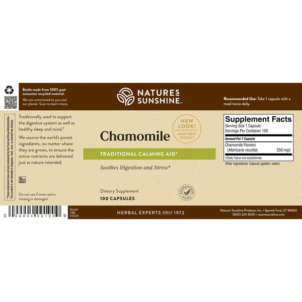 Chamomile (100 Caps)