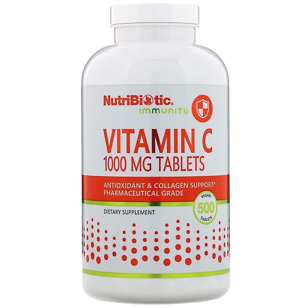 NutriBiotic, Immunity, Vitamin C, 1,000 mg, 500 Vegan Tablets (Vegan)