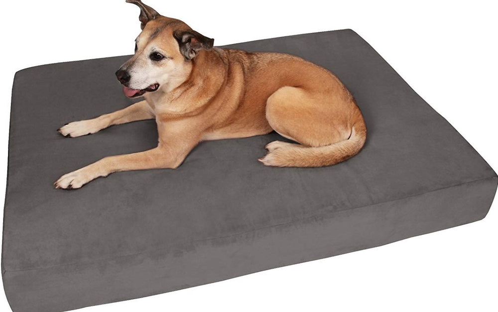 Big Barker 7" Sleek Orthopedic Pillow Dog Bed w/Removable Cover