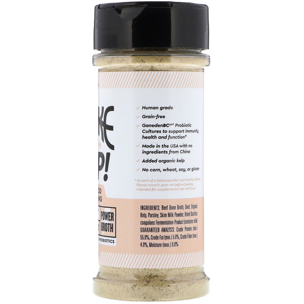 Shake it Pup, Dog Food Seasoning, Beef Power Broth, 3 oz (85 g)