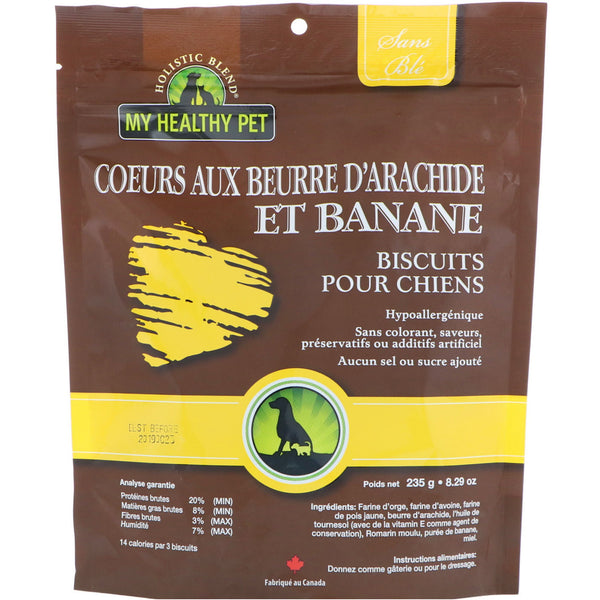 Holistic Blend, My Healthy Pet, Pumpkin Spice Hearts, Canine Biscuits, 8.29 oz (235 g)