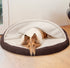 FurHaven Faux Sheepskin Snuggery Orthopedic Cat & Dog Bed w/Removable Cover