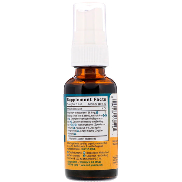 Herb Pharm, Herbs on the Go, Ready for Pollen, 1 fl oz (30 ml)