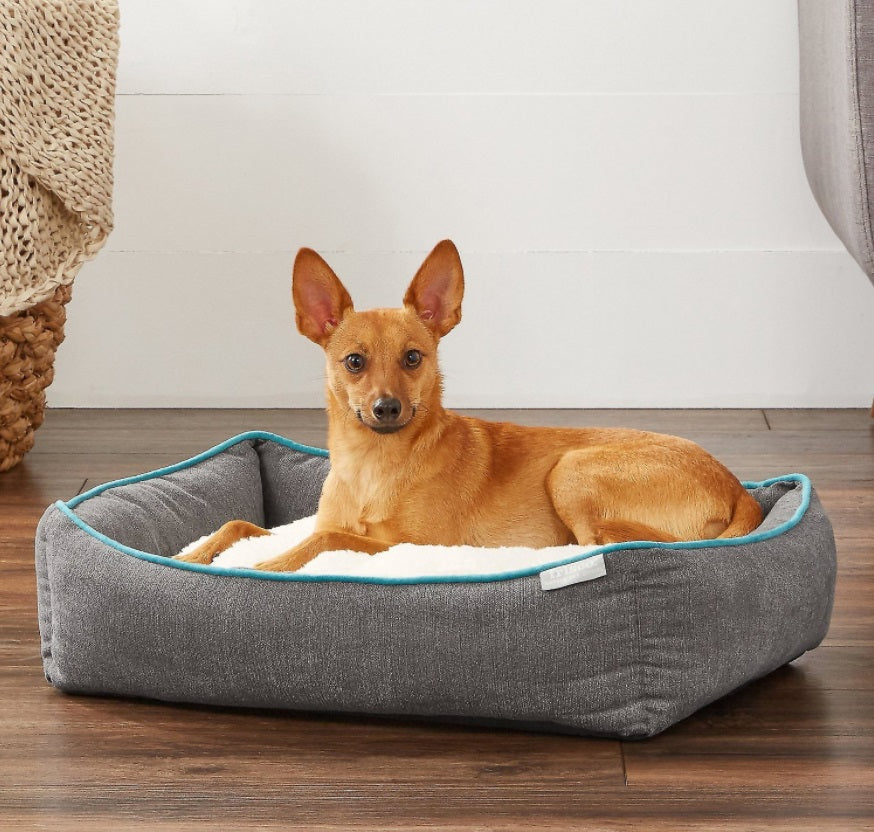Frisco Sherpa Orthopedic Bolster Cat & Dog Bed