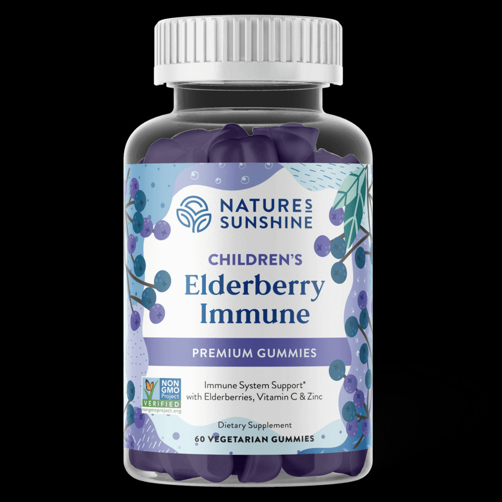 Children’s Elderberry  Immune—NEW (60 veg. gummies)