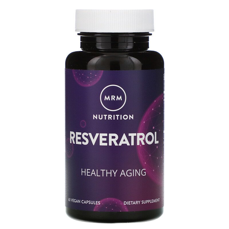 MRM, Nutrition, Resveratrol, 60 Vegan Capsules (Vegan)