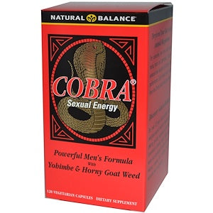 Natural Balance, Cobra Sexual Energy, Vegetarian Capsules