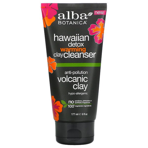 Alba Botanica, Hawaiian Detox Warming Clay Cleanser, 6 fl oz (177 ml)