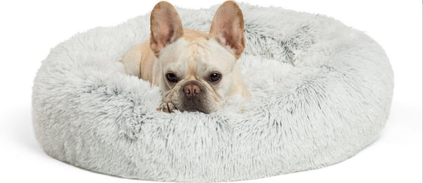 Best Friends by Sheri The Original Calming Shag Fur Donut Cuddler Cat & Dog Bed