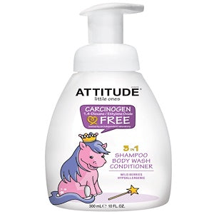 ATTITUDE, Little Ones, 3 in 1 Shampoo, Body Wash, Conditioner