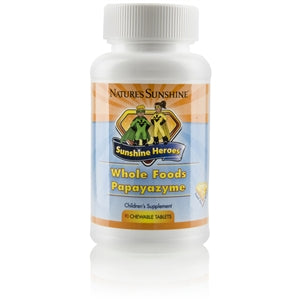 Sunshine Heroes Whole Foods Papayazyme (90 Chewable Tablets)