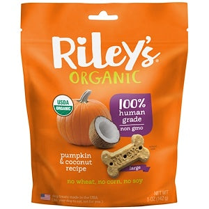 Copy of Riley’s Organics, Dog Treats, Small Bone, Tasty Apple Recipe, 5 oz (142 g)