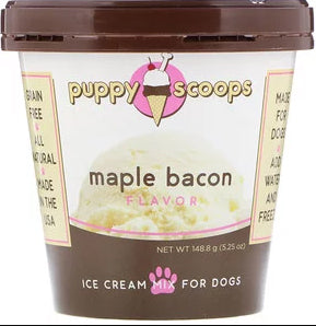 Puppy Cake, Ice Cream Mix For Dogs, Maple Bacon Flavor, 5.25 oz (148.8 g)