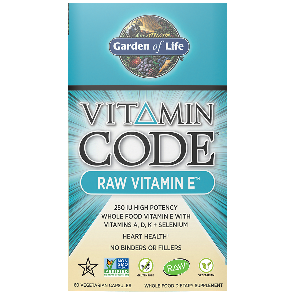 Vitamin Code - Raw Vitamin E (Garden Of Life) - 60 vCaps