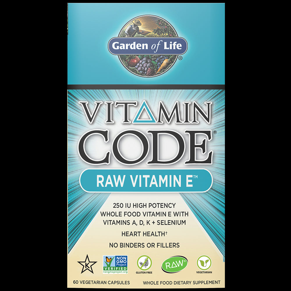 Vitamin Code - Raw Vitamin E (Garden Of Life) - 60 vCaps