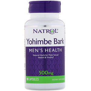 Natrol, Yohimbe Bark, 500 mg, 90 Capsules