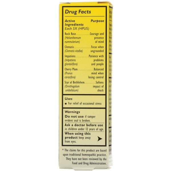 Bach, Original Flower Remedies, Rescue Remedy, Natural Stress Relief, 0.7 fl oz (20 ml)