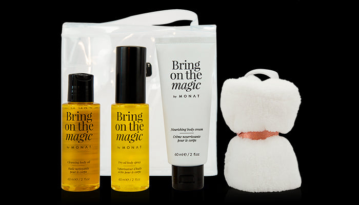 Cleansing Body Oil + Nourishing Body Cream + Dry Oil Body Spray