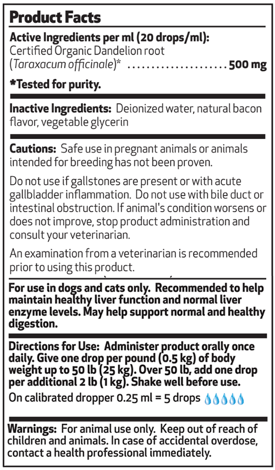 Value Pack Liver Support Kit for dogs small size(1 Dandelion Root+ 1 Milk Thistle+ 1 Daily Nutrition)(Free shipping over $50 Order)