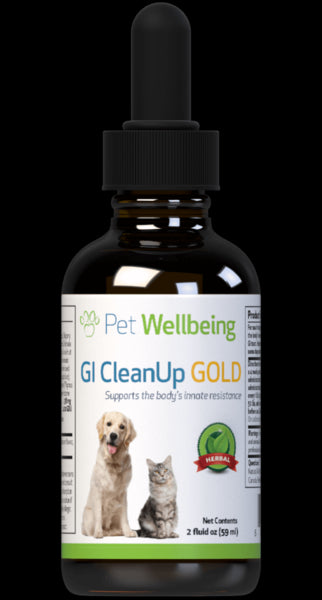 GI CleanUp Gold for Dog Worms (1 bottle = 2oz (59ml)(Free shipping over $50 Order)