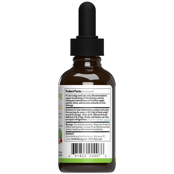 Kidney Support Gold - Maintains Healthy Kidney Function In Dogs (Available in 2oz and 4oz)(Free shipping over $50 Order)