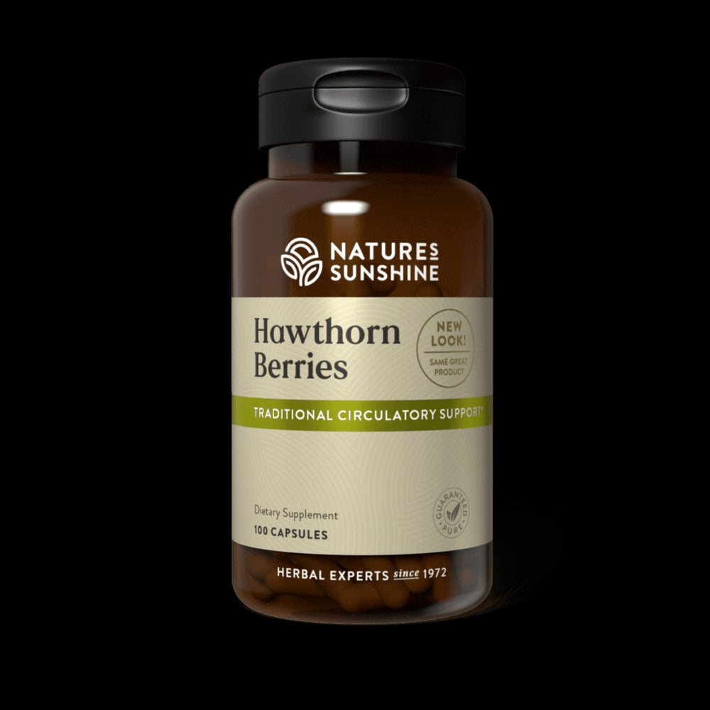 Hawthorn Berries  (100 caps)