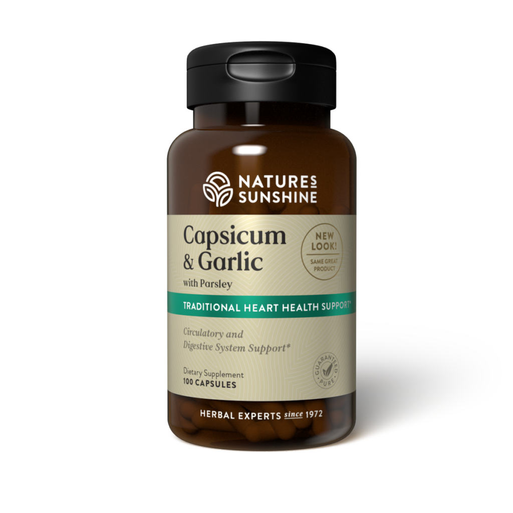 Capsicum & Garlic with Parsley (100 Caps)