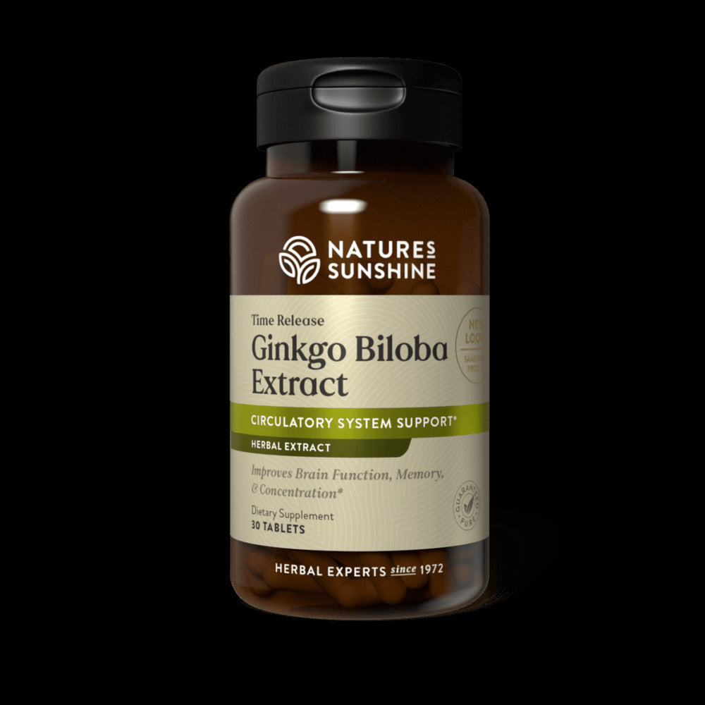 Ginkgo Biloba Extract Time-Release (30 Tabs)