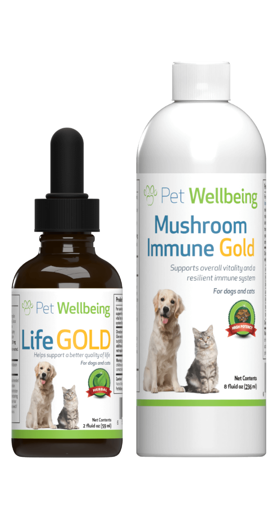 Value Pack Mushrooms Kit for dog Cancer small size(1 Mushroom Immune Gold+ 1 Life Gold )(Free shipping over $50 Order)