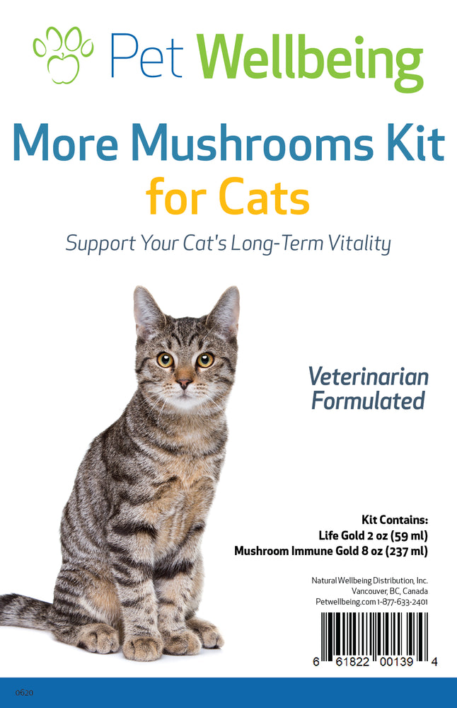 Value Pack Mushrooms Kit for cat Cancer(1 Mushroom Immune Gold+ 1 Life Gold )(Free shipping over $50 Order)