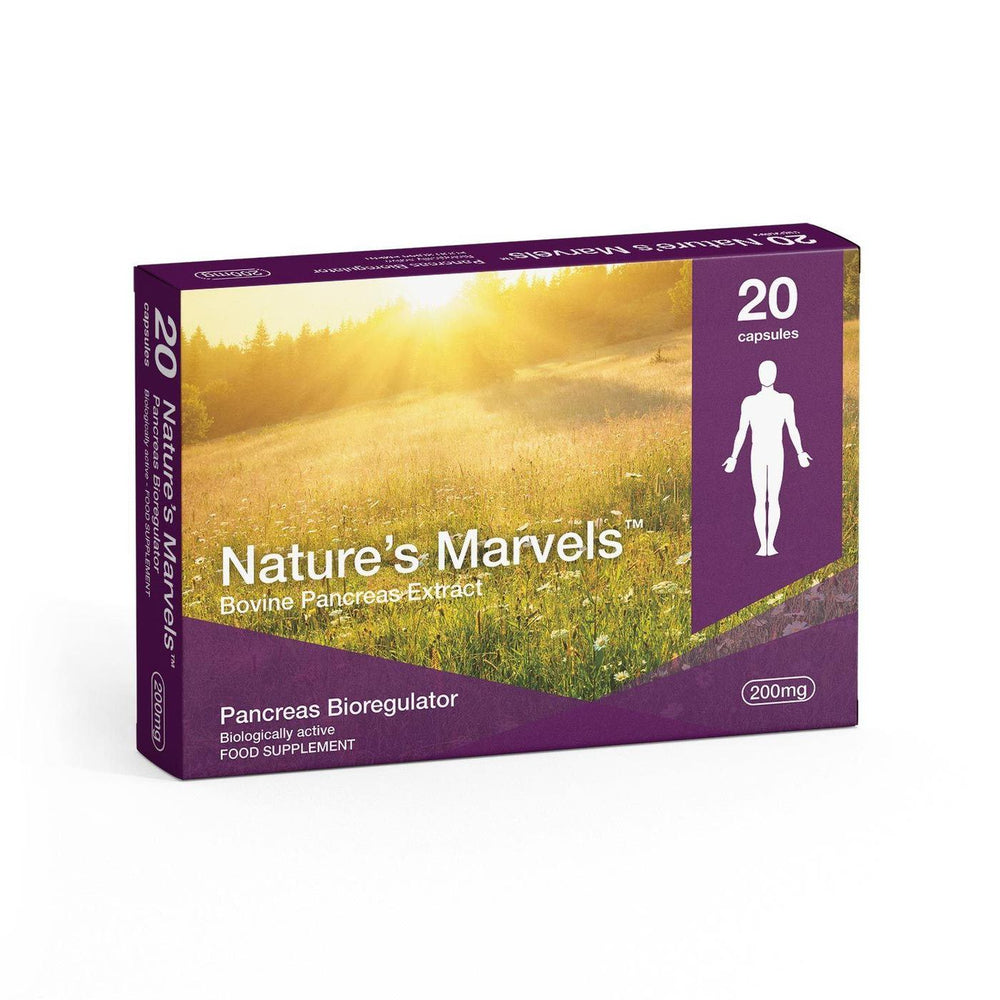 NATURE’S MARVELS – PANCREAS BIOREGULATOR WITH SUPREFORT 20 CAPS