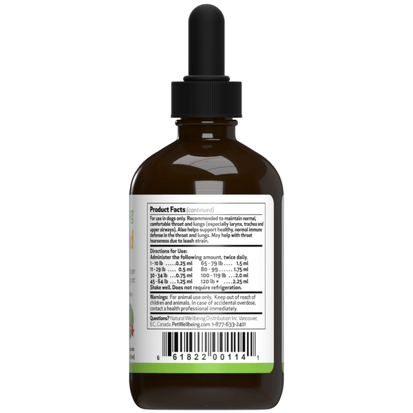 Throat Gold - Soothes Throat Irritation in Dogs (Available in 2oz and 4oz)(Free shipping over $50 Order)