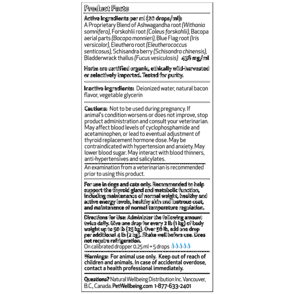 Thyroid Support Silver for cat Hypothyroidism (1 Bottle - 2 oz)(Free shipping over $50 Order)