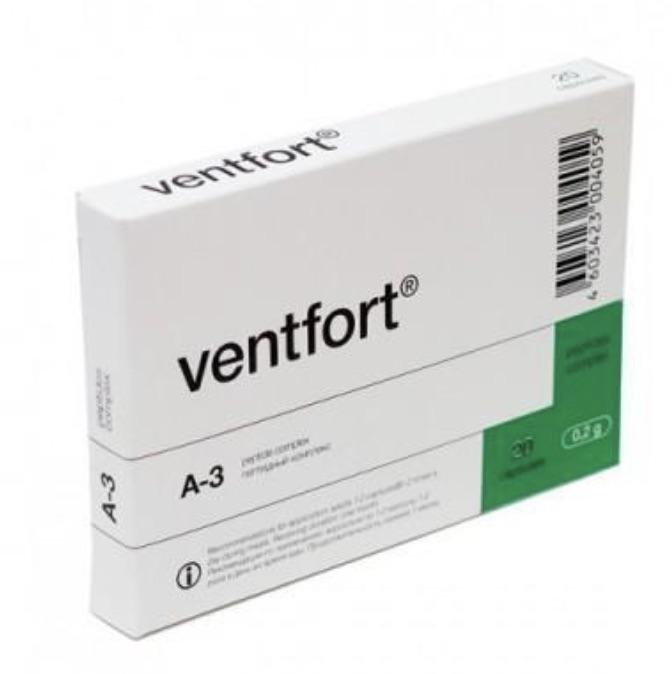 VENTFORT® A-3 BLOOD VESSEL PEPTIDE BIOREGULATOR - 20 CAPSULES