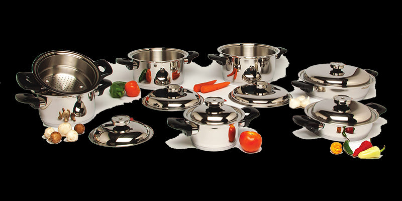 13 Pce. Nutritional Cooking System with Cookbook/Manual