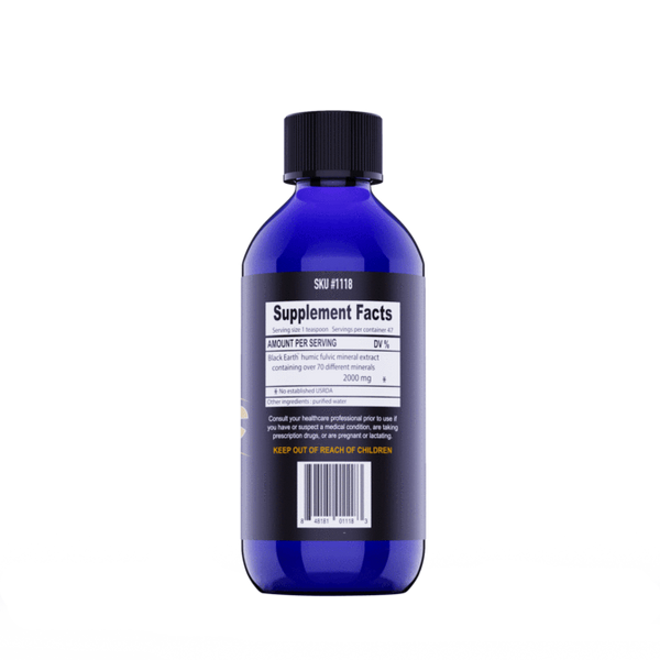 Black Earth Fulvic Trace Minerals 8 oz