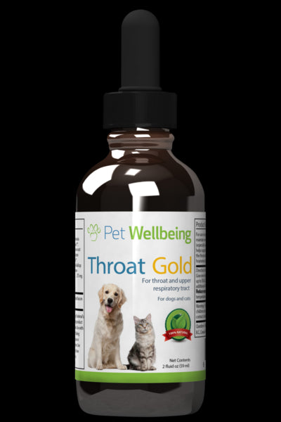 Throat Gold - Soothes Throat Irritation in Cats (1 bottle = 59 ml (2 oz)(Free shipping over $50 Order)