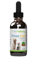 Throat Gold - Soothes Throat Irritation in Cats (1 bottle = 59 ml (2 oz)(Free shipping over $50 Order)