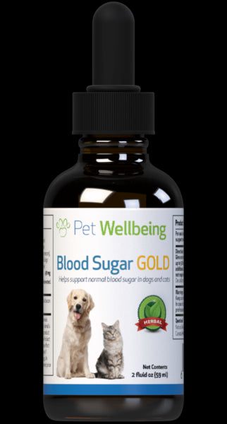Blood Sugar Gold - Cat/Feline Diabetes Support (1 bottle = 2oz (59ml)(Free shipping over $50 Order)