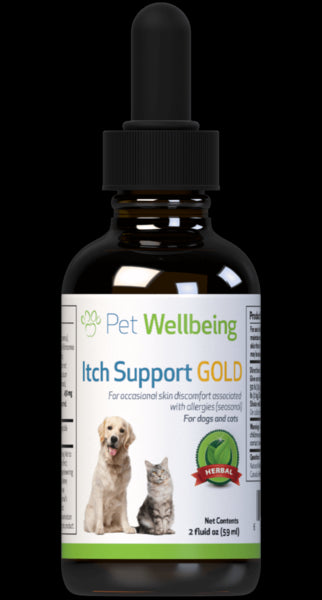 Itch Support Gold for Dogs (1 bottle = 2oz, 4oz)(Free shipping over $50 Order)