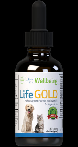 Life Gold - Cat Cancer Support (1 bottle = 2oz (59ml)(Free shipping over $50 Order)