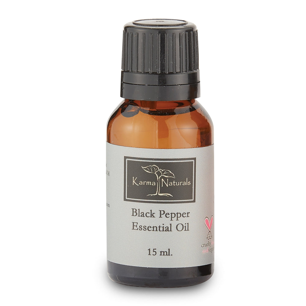 Black Pepper Essential Oil : 100% Pure Therapeutic Grade (15 ml)