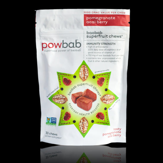 Baobab Superfruit 30 Chews- Powbab